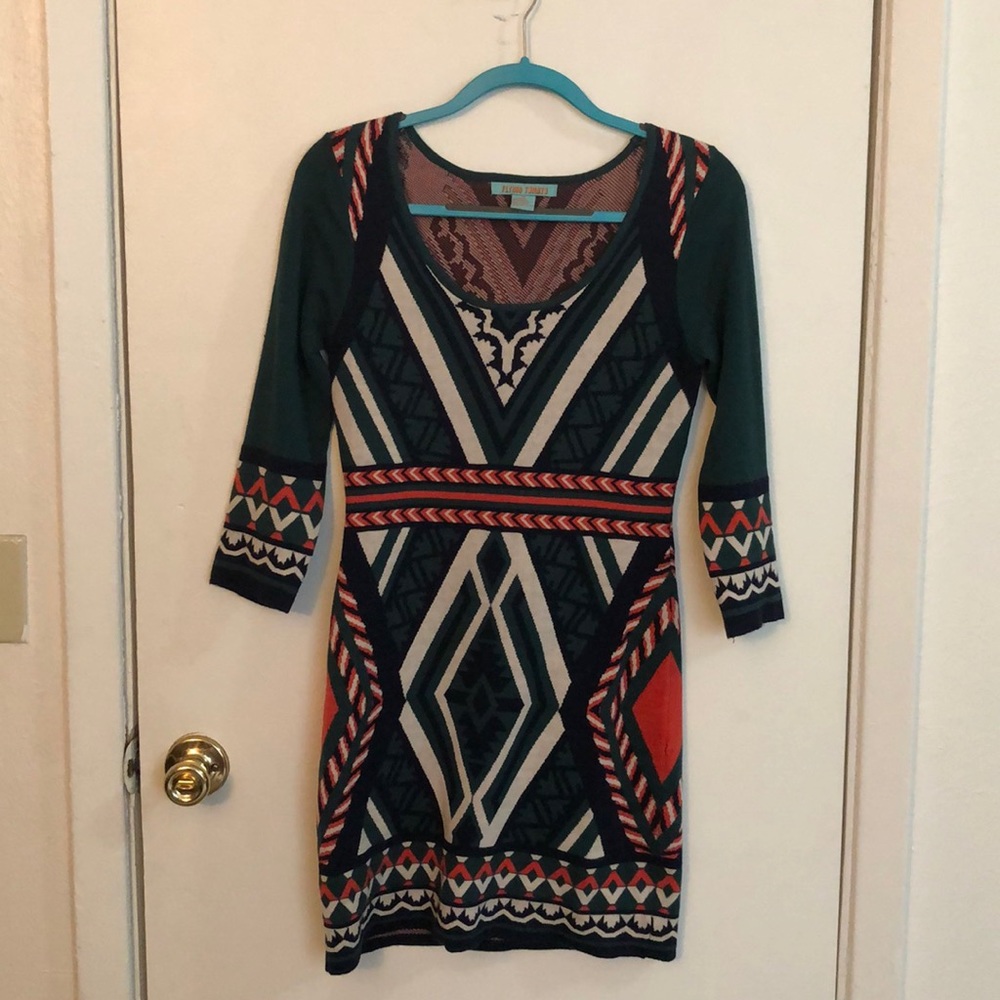 Fitted knit dress